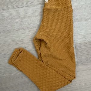 Mustard Yellow Booty by Brabants Croco Pants